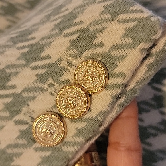 Zara Houndstooth Blazer - Size SX - Picture 8 of 9